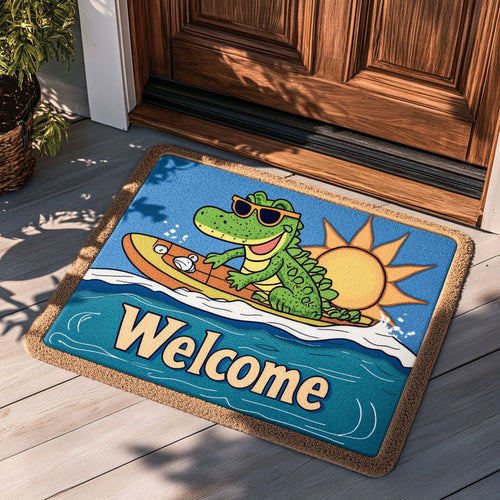 Beach Time Alligator CW2108058CL Doormat
