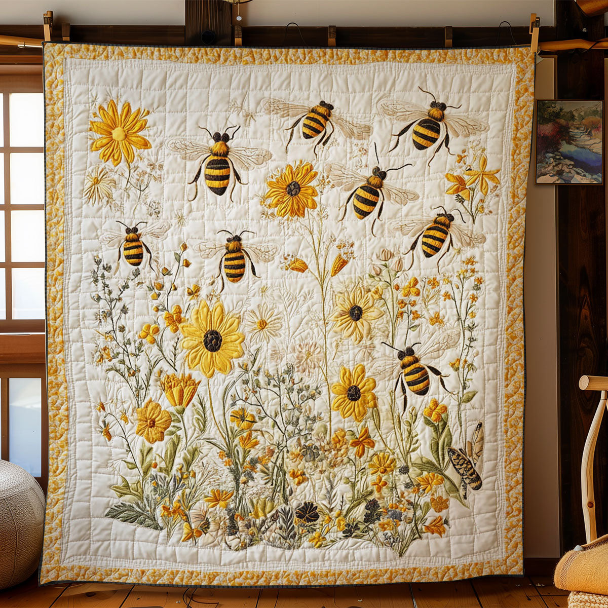 Wildflower Honey WY1803054CL Quilt