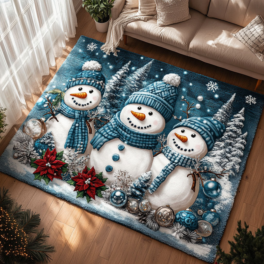 Snowman Winter Joy CW1508031CL Area Rug