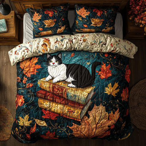 Cozy Cat Chronicles WY0803063CL Duvet Cover Set