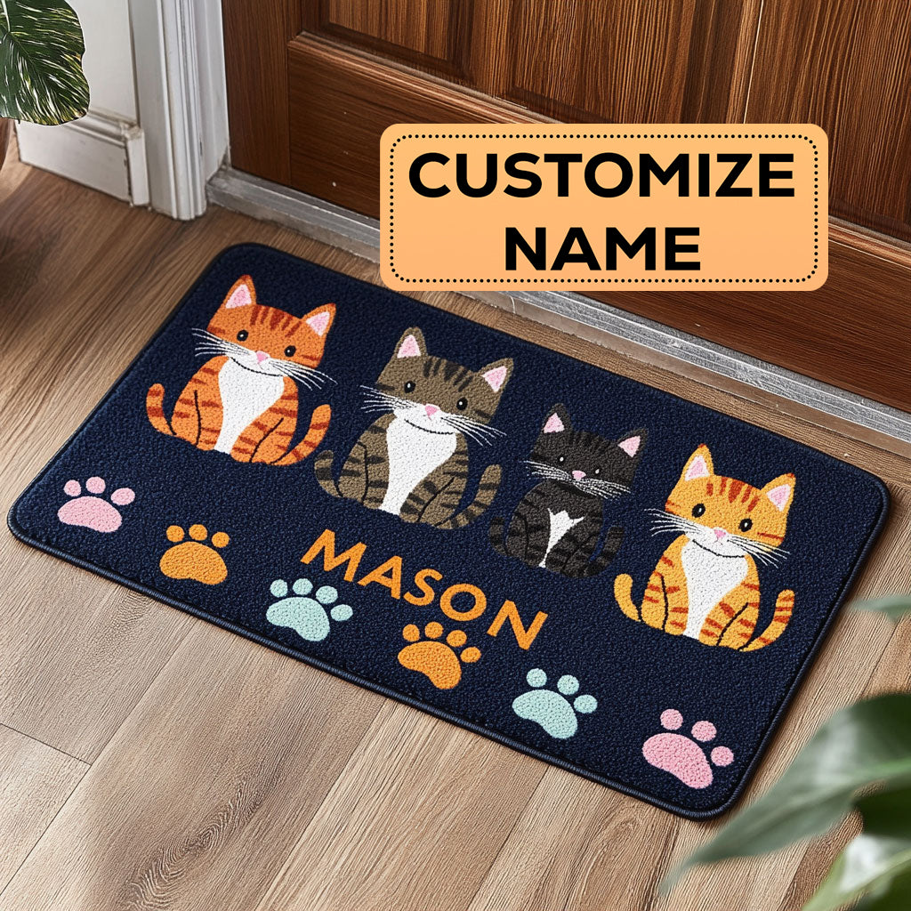 Friend Print CW2108069CL Personalized Doormat