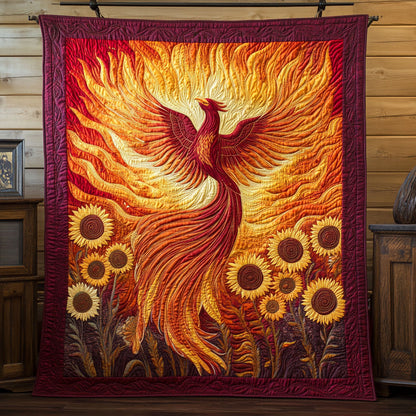 Fiery Phoenix Sunflower WY1507012CL Quilt