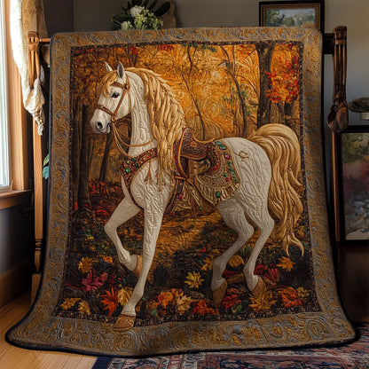 Majestic Autumn Horse WY1303015CL Quilt