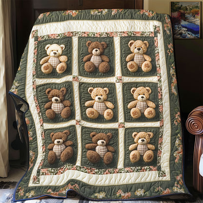 Cute Teddy Bear WY1303039CL Quilt