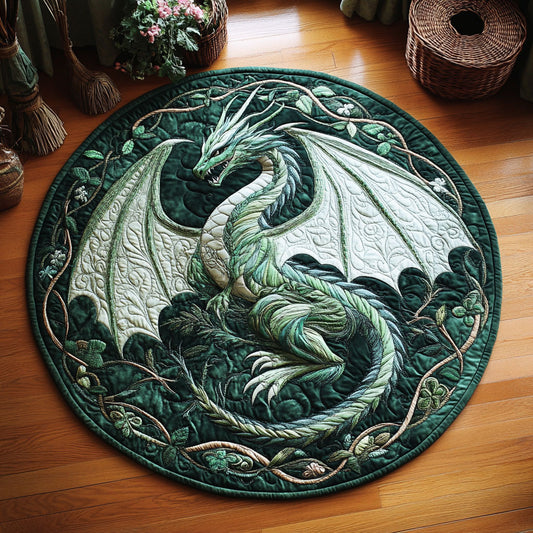 Clover Dragon WY2104053CL Quilted Round Mat