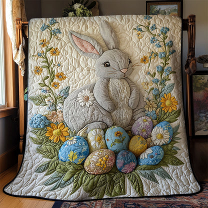 Rabbit And Easter Egg WY0402041CL Quilt