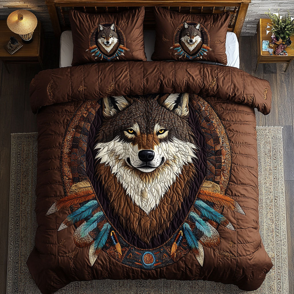 Glorious Feather Wolf WY1806004CL Duvet Cover Set