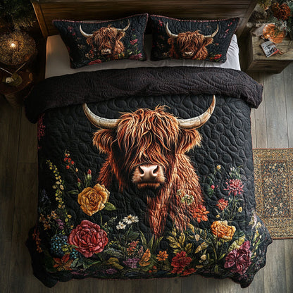 Cow And Flowers WY1703054CL Duvet Cover Set