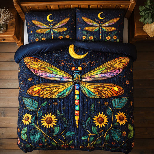Midnight Dragon Sunflower WY2605012CL Duvet Cover Set