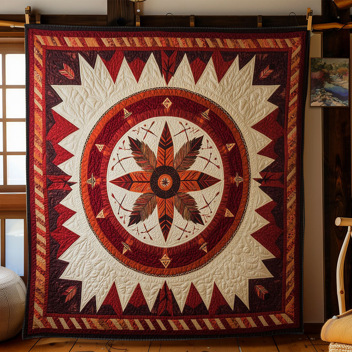 Tribal Sunburst WY0603105CL Quilt