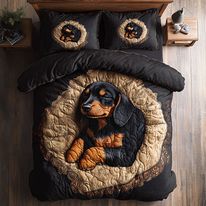 Sleeping Puppy WY3004064CL Duvet Cover Set