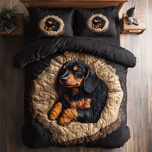 Sleeping Puppy WY3004064CL Duvet Cover Set