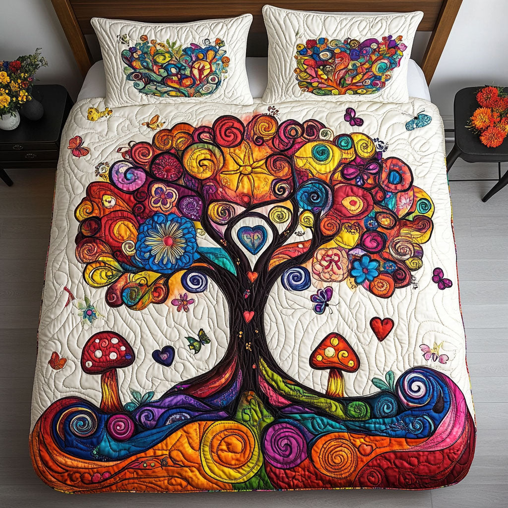 Colorful Tree Of Life WY1902007CL Duvet Cover Set