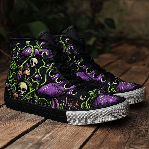 Night Vines CW0909007CL Canvas High-Tops