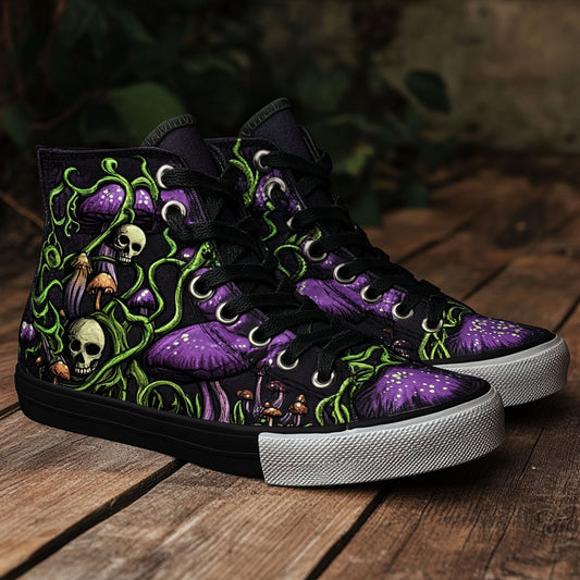 Night Vines CW0909007CL Canvas High-Tops