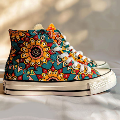 Aura Mosaic WJ0509050CL Canvas High-Tops