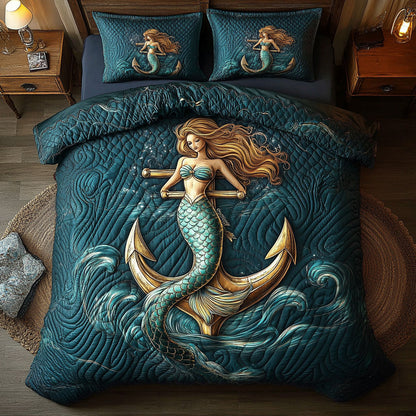 Anchor Mermaid WY2003081CL Duvet Cover Set