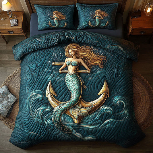 Anchor Mermaid WY2003081CL Duvet Cover Set