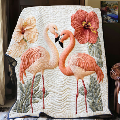 Flamingo Serenade WY1403005CL Quilt