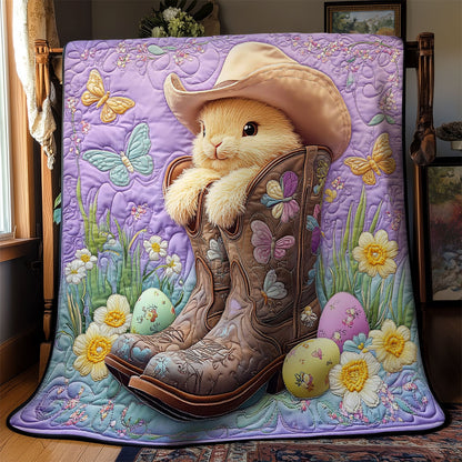 Cowboy Easter Bunny WY1703102CL Quilt