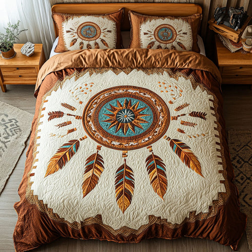 Compass And Feather WY0306008CL Duvet Cover Set