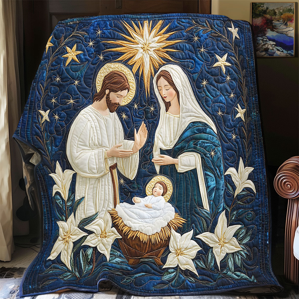 The Holy Night WY1303073CL Quilt