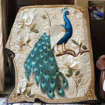 Peacock Grace WY1403025CL Quilt