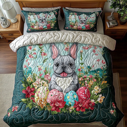 Cute Dog In Easter WY0306015CL Duvet Cover Set