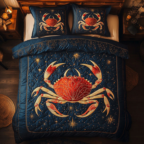 Orange Crab WY2305045CL Duvet Cover Set