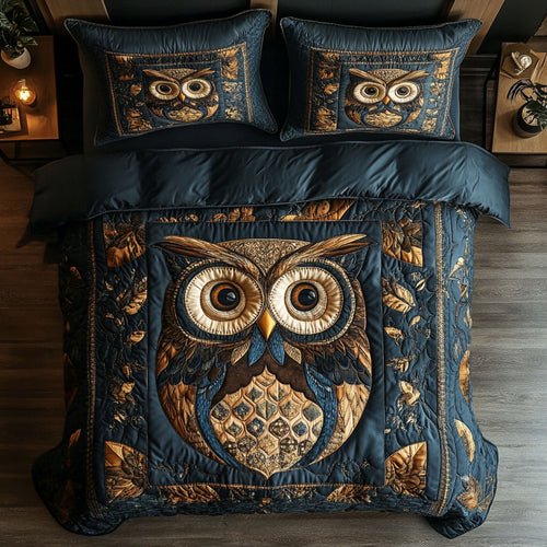 Velvet Night Owls WY1203145CL Duvet Cover Set