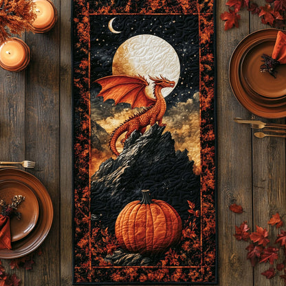 Dragon Fall Vigil WY0907044CL Quilted Table Runner