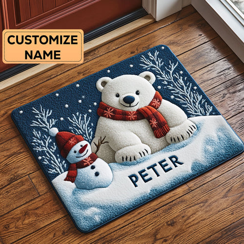 Pola Bear CP1808067CL Personalized Doormat