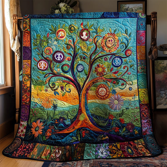 Vibrant Tree WY1303035CL Quilt