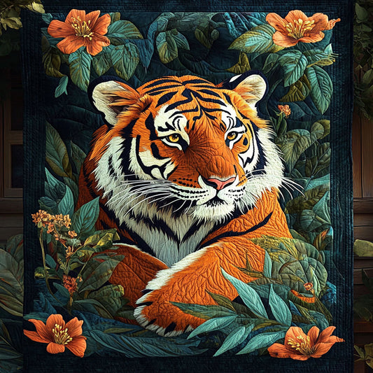 Tiger and Flower CM0304003CL Duvet Cover Set