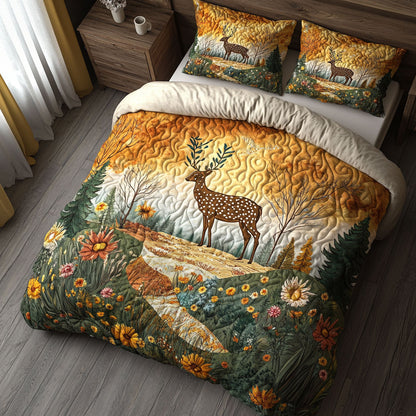 Deer Enchanted Forest Haven WU1103097CL Duvet Cover Set