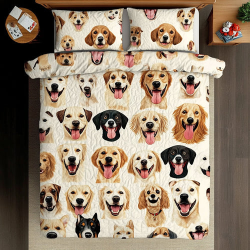 Dog Sunshine & Smiles WU0703059CL Duvet Cover Set