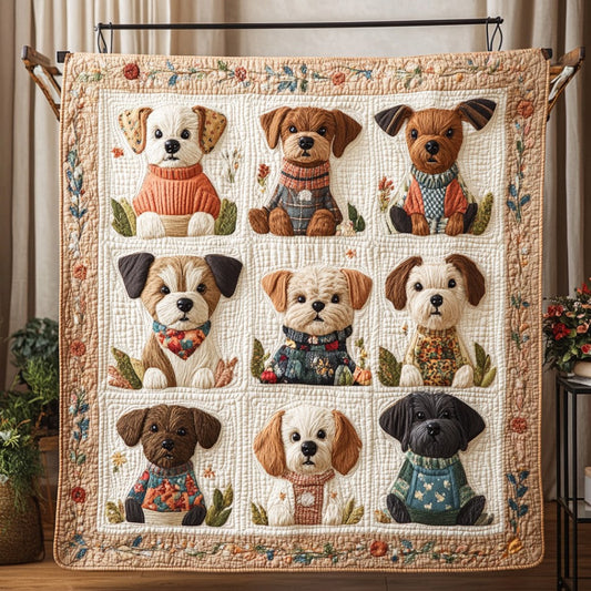 Dog Woof WU1401076CL Quilt