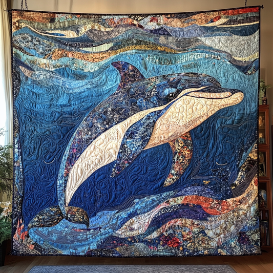 Dolphin Marine Life WU1601018CL Quilt