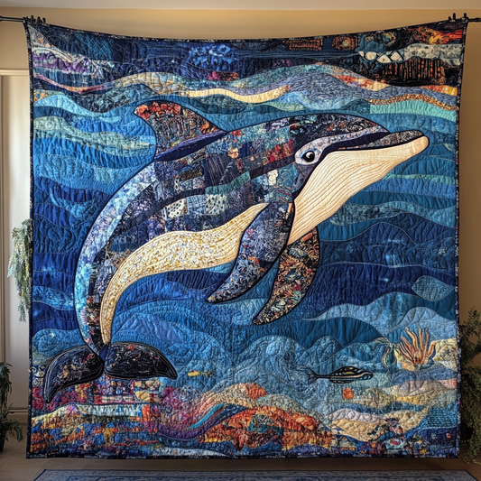 Dolphin Marine Life WU1601019CL Quilt