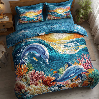 Dolphin Ocean Serenade WU0503009CL Duvet Cover Set