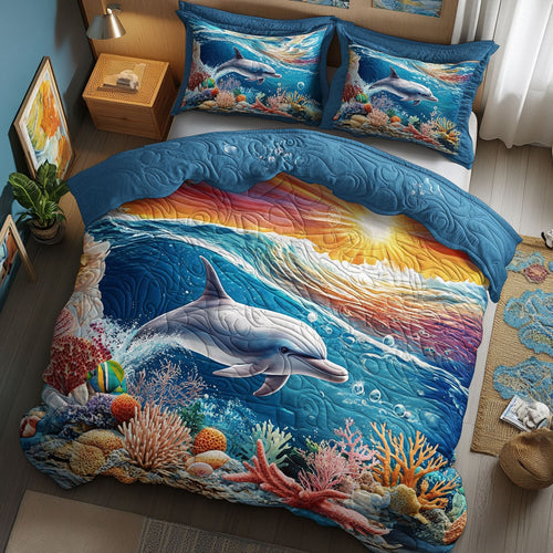 Dolphin Ocean Serenade WU0503010CL Duvet Cover Set
