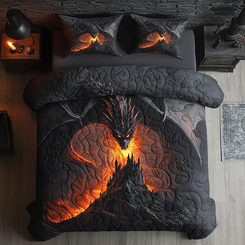 Dragon Ashes Of The Fallen WU1103067CL Duvet Cover Set