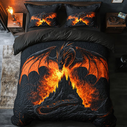 Dragon Infernal Reign WU1103075CL Duvet Cover Set