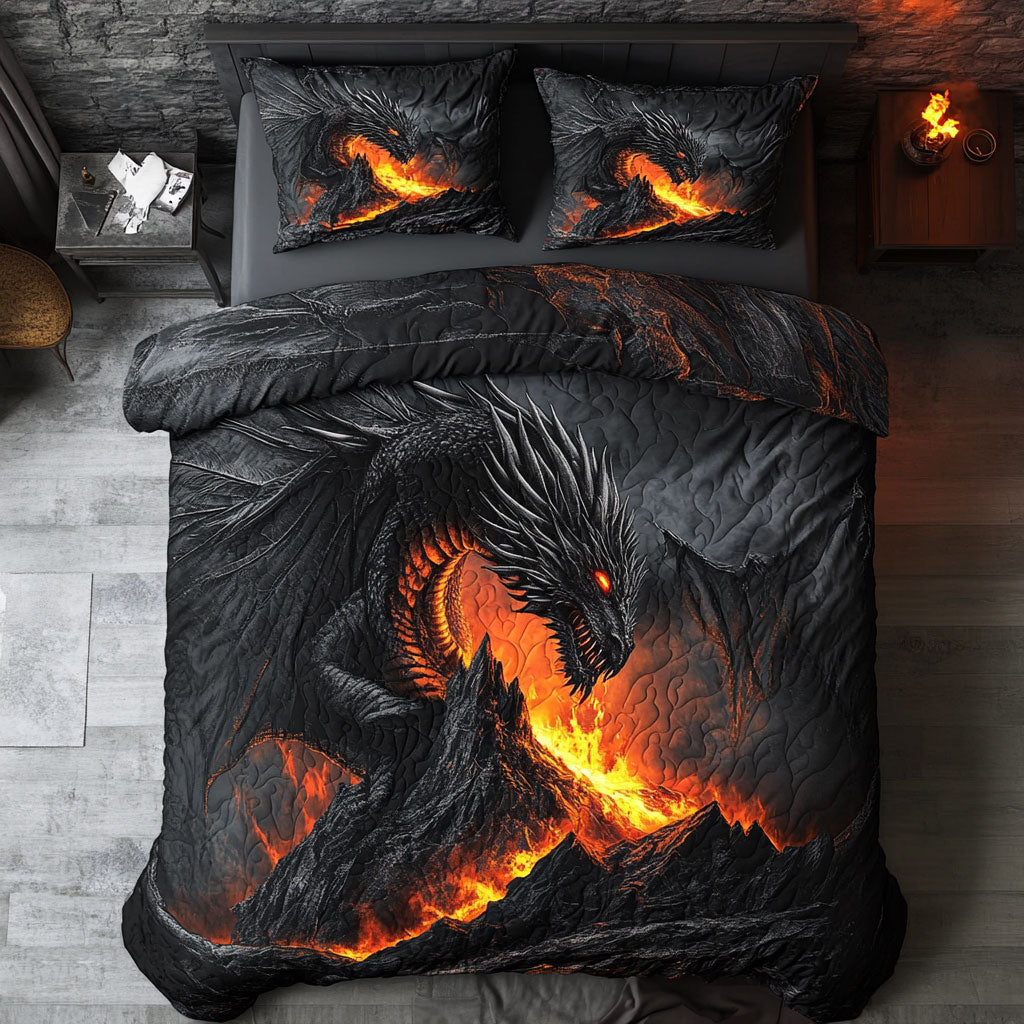 Dragon Infernal Reign WU1103076CL Duvet Cover Set