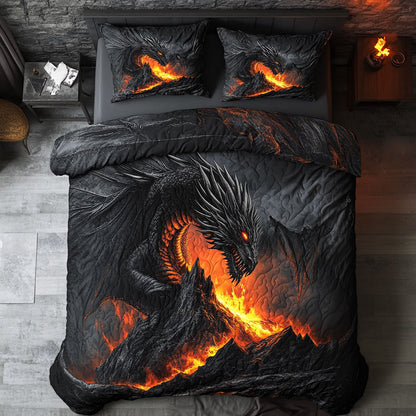 Dragon Infernal Reign WU1103076CL Duvet Cover Set