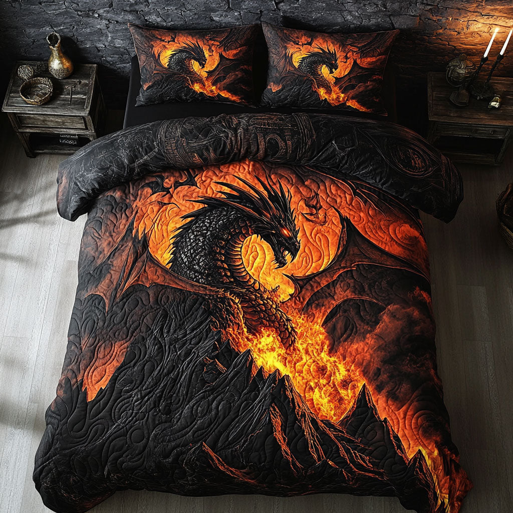 Dragon’s Wrath WU1103068CL Duvet Cover Set