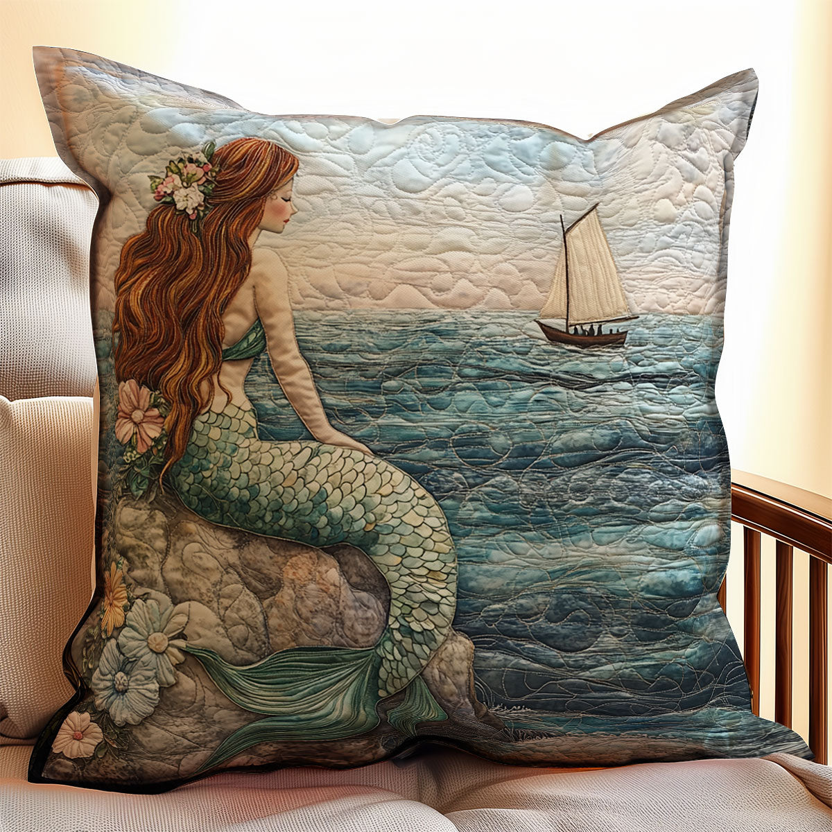 Dreamy Mermaid WU1002016CL Quilt Pillow Case