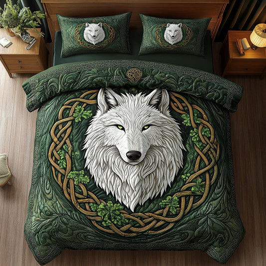 Majestic Celtic White Wolf WY1203125CL Duvet Cover Set