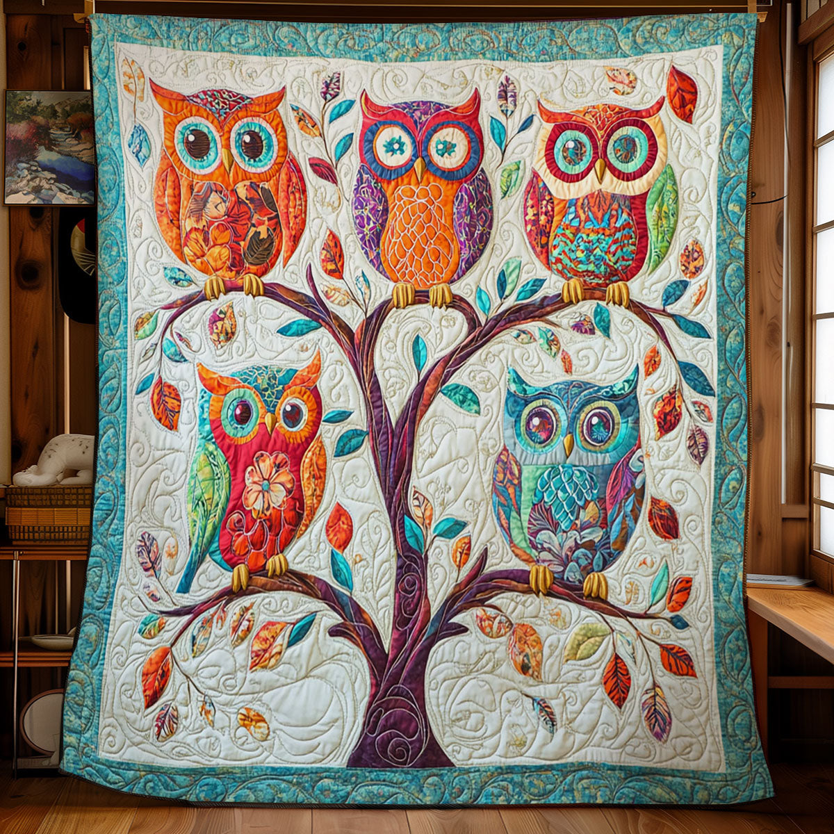 Owl In Tree WY1002128CL Quilt