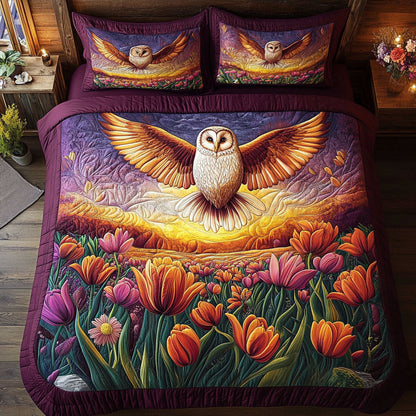 Sunset Owl Dreams WY1704015CL Duvet Cover Set